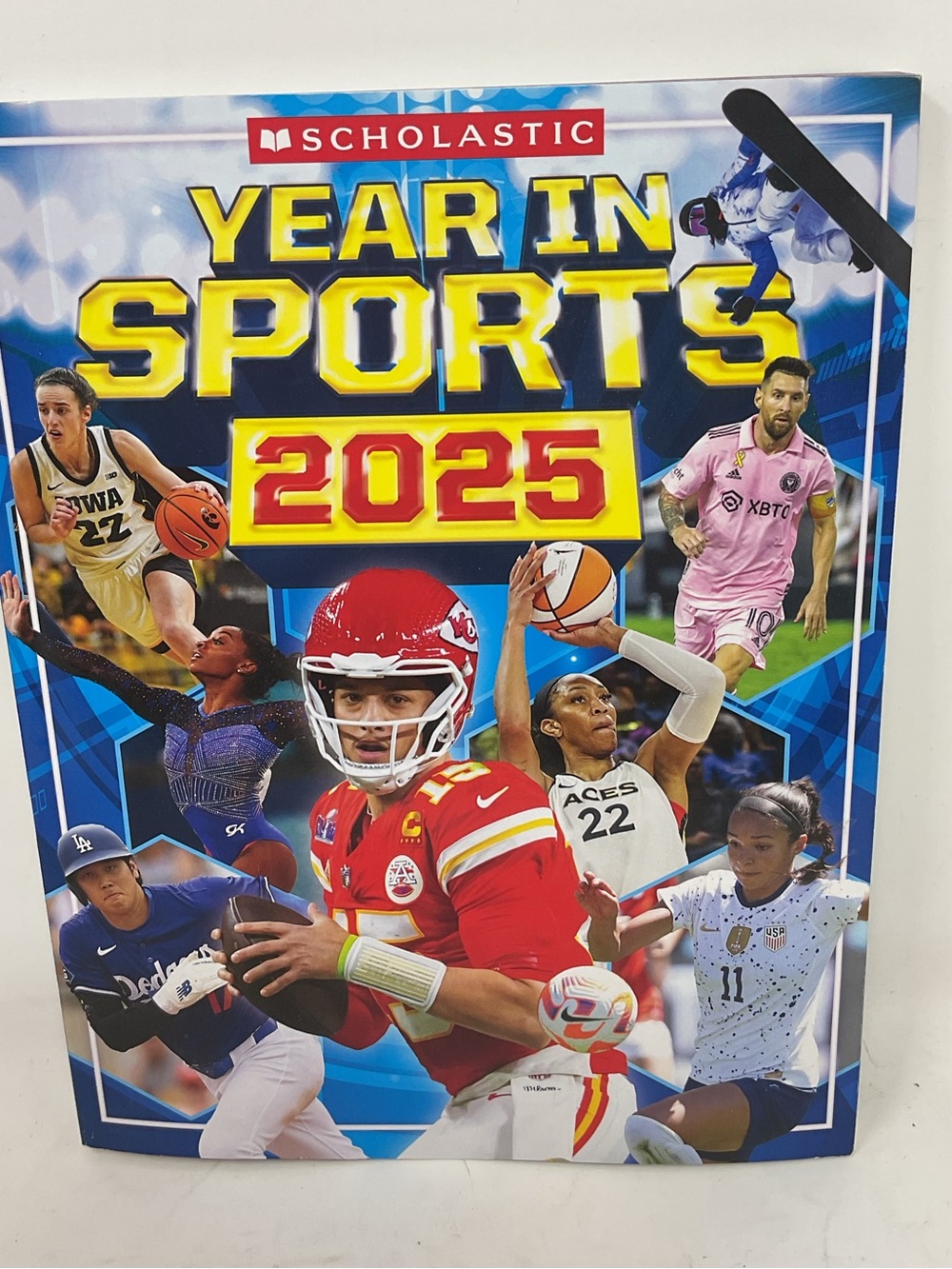 Scholastic Year in Sports 2025 Bright Blue Cover